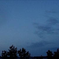 6月23日　夕刻の北の空の雲を動画で撮ってみました。