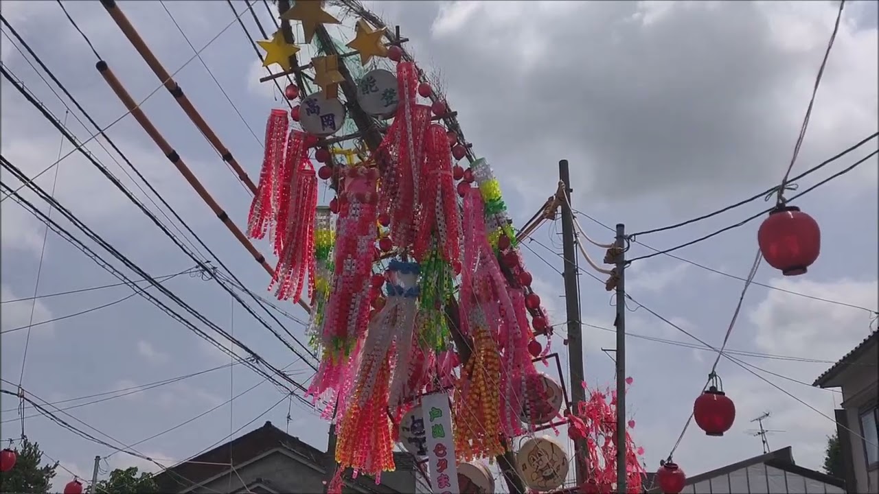 ６１年前から続く戸出の七夕まつりが今日からスタート