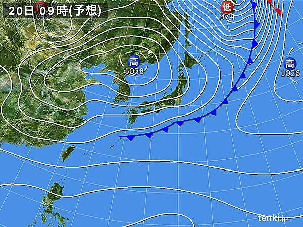 ちょっとした台風がやってくる　今から風対策が必要！