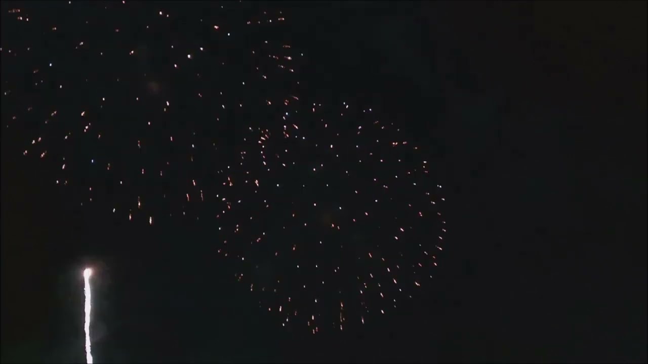 ダイビングと花火ツアー第2弾　河野花火大会のラスト3分の動画