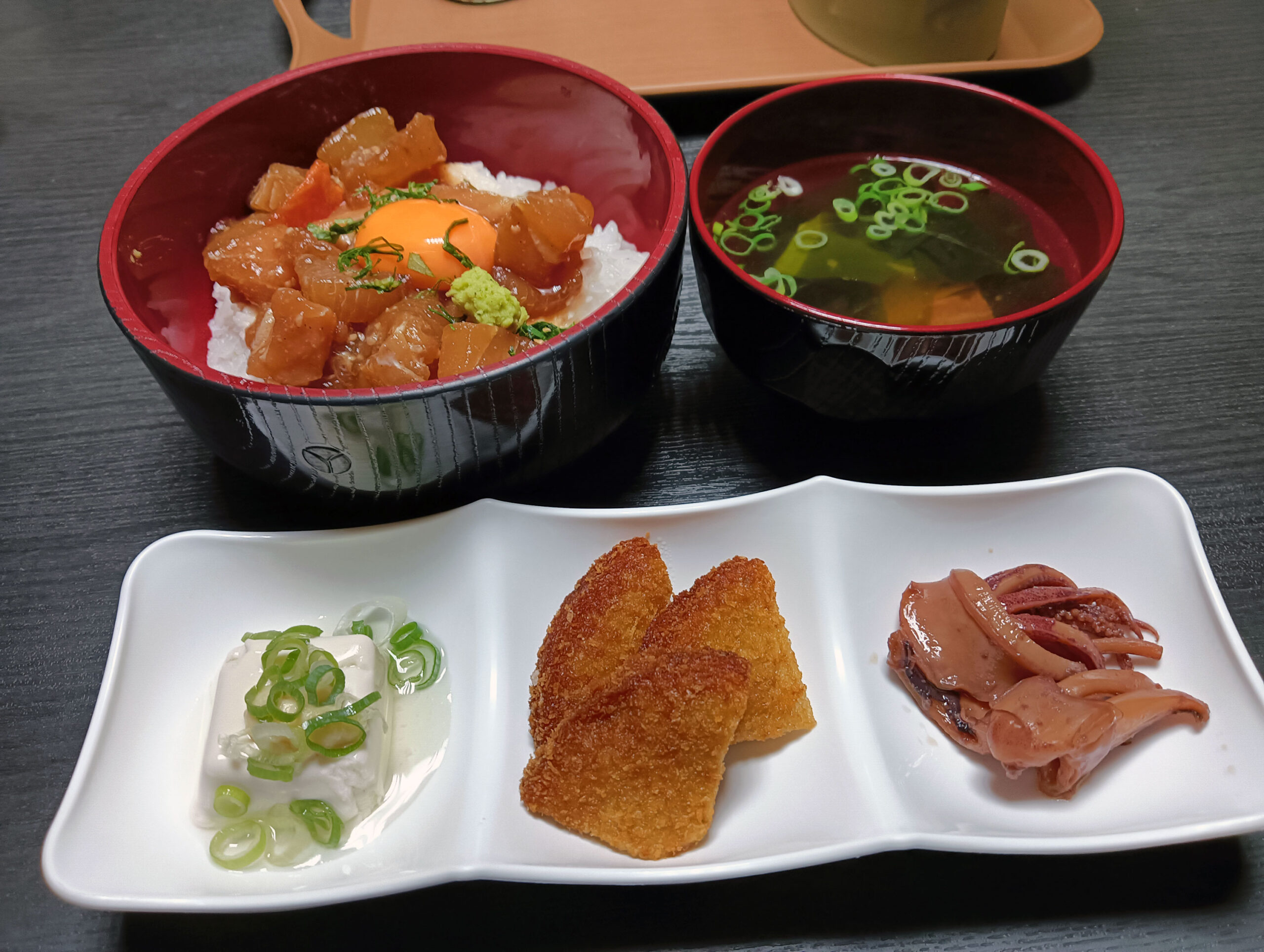 神子のダイビングの楽しみの一つはランチが豪華