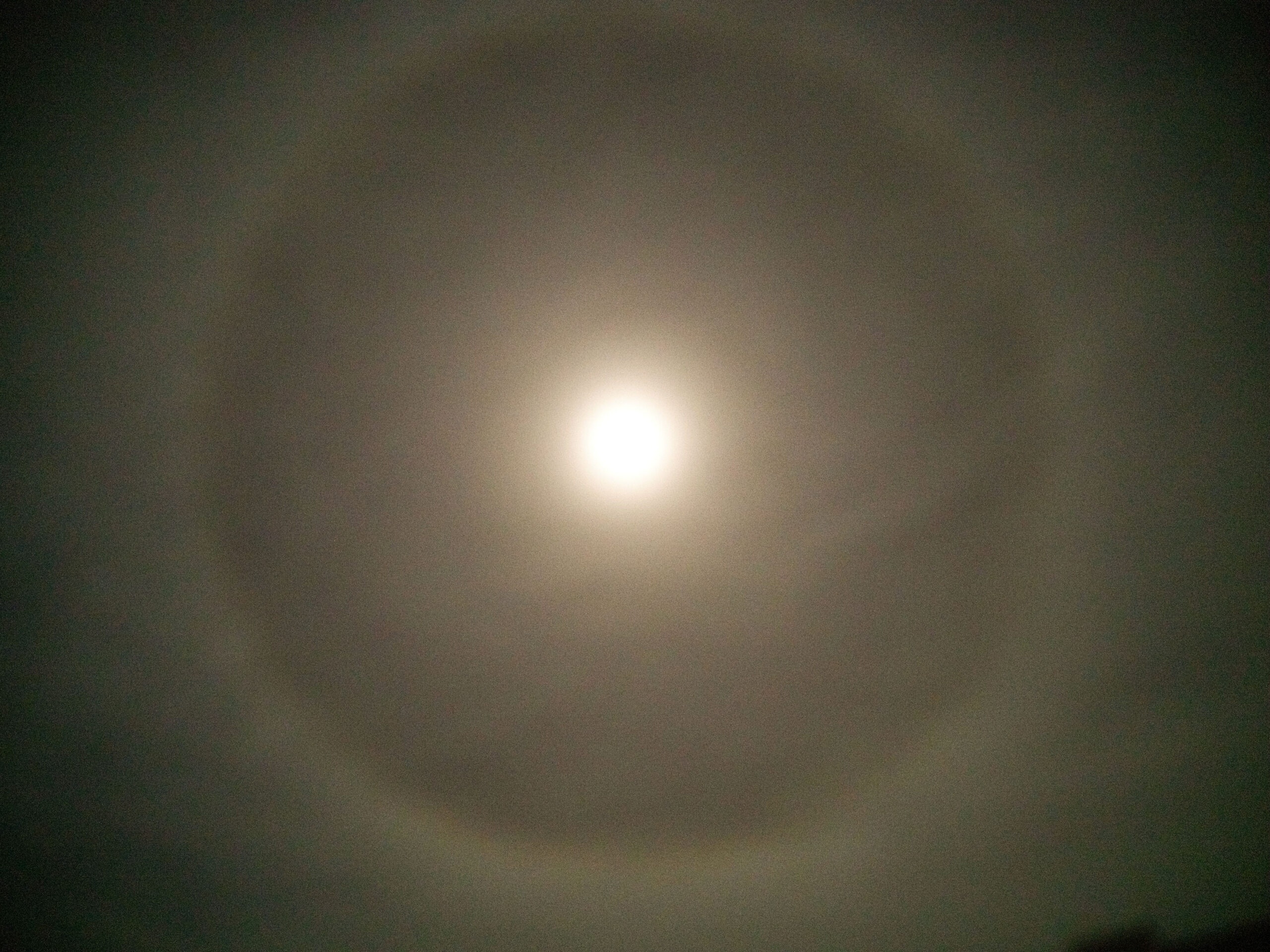 11/5　スーパームーンを撮ってみた