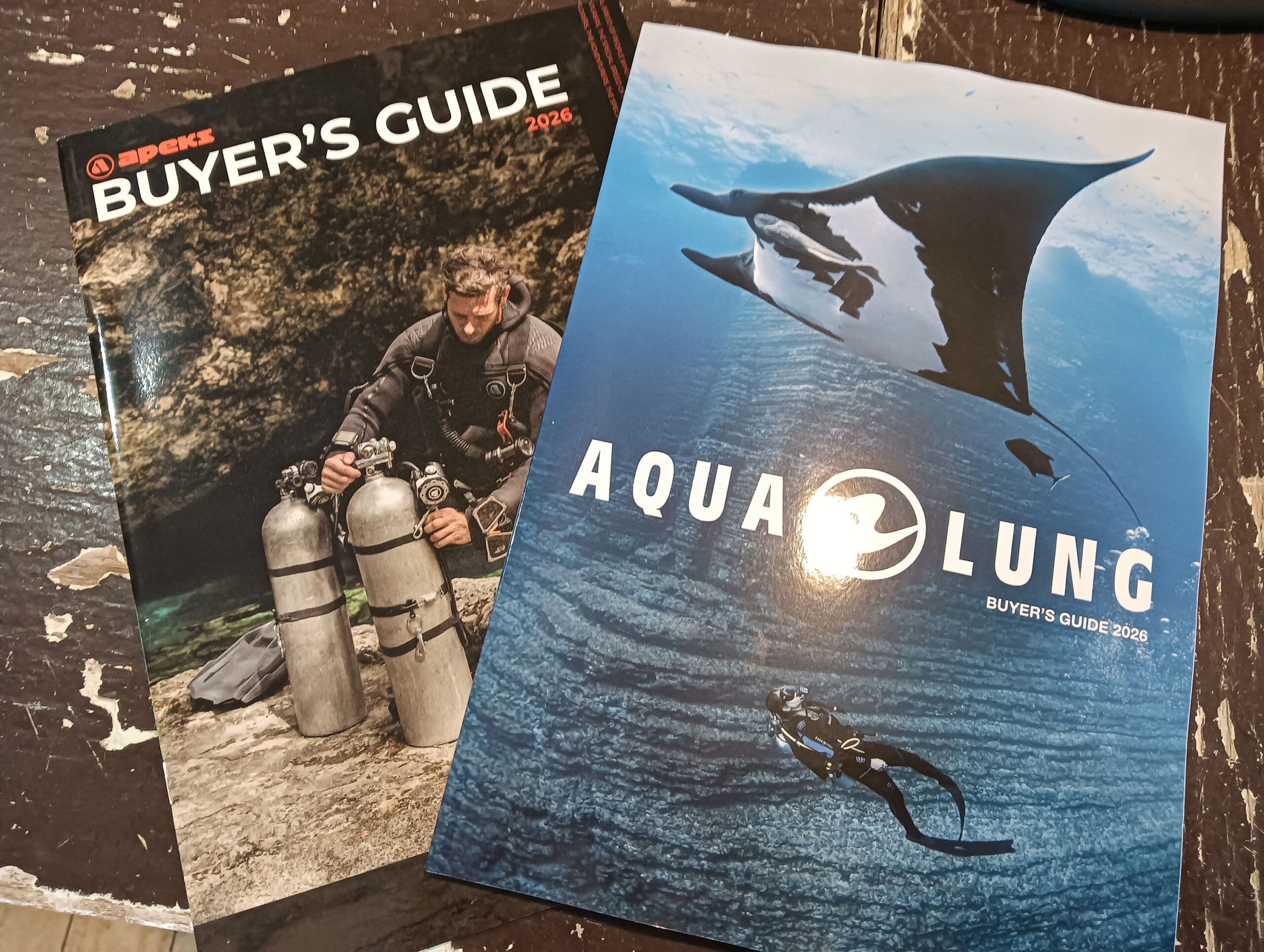 今日は、「日本アクアラング」のカタログが届く